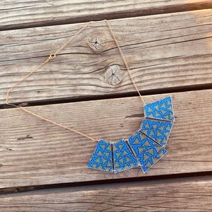 BLUE  AFRICAN Acrylic Necklace GIFT